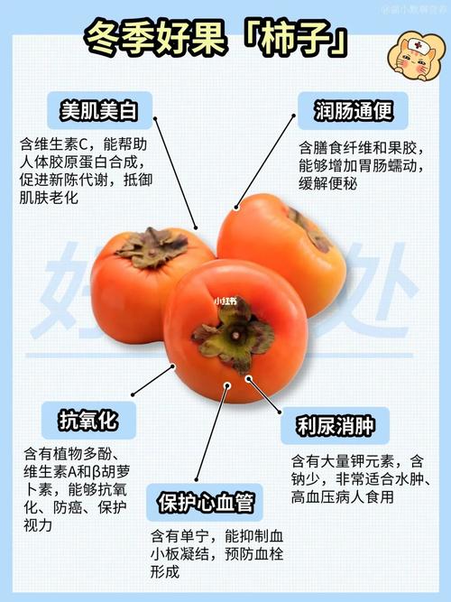 吃柿子好处是什么,对身体有什么功效?