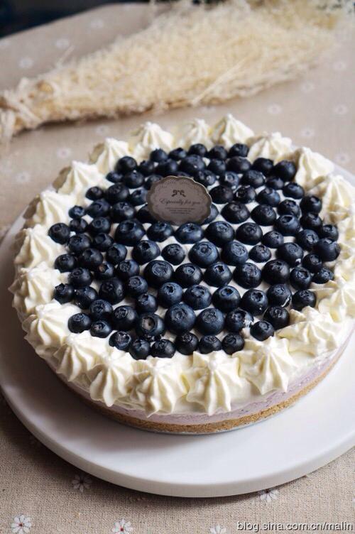 蓝莓芝士蛋糕的相关图片